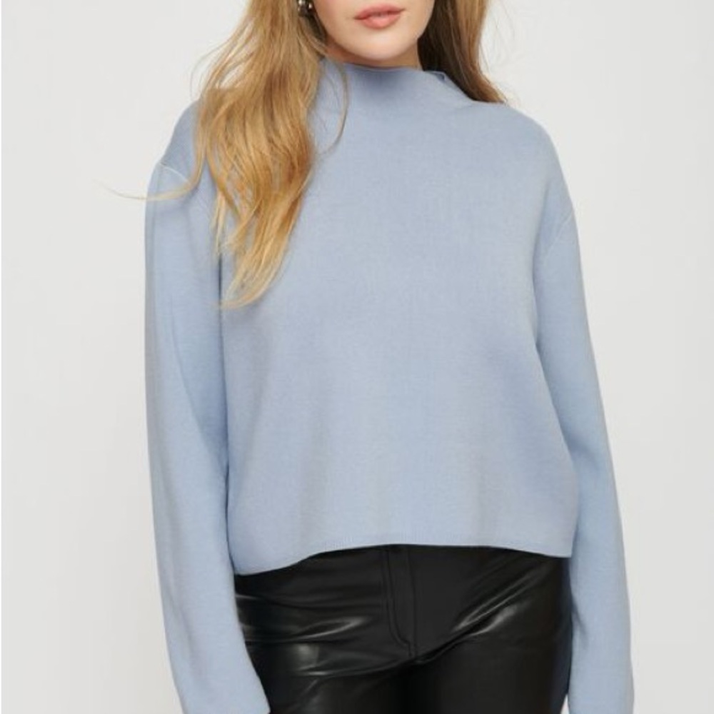 Dynamite Mock Neck Sweater